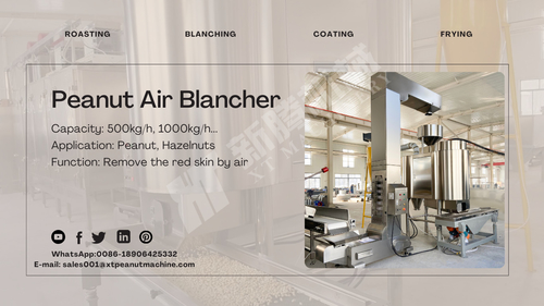 Latest company news about Fıstık Hava Blanching Makinesi --Fıstık blanching endüstrisi için yeni bir seçim