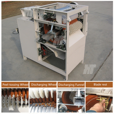 İyi bir fiyat. Islak Fıstık Soya Soyma Makinesi 0.75kw Bakla Soyma Makinesi Badem Cilt Soyucu çevrimiçi