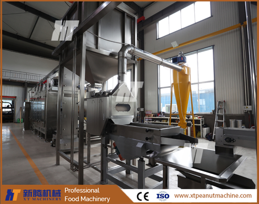 İyi bir fiyat. Yarma Fıstık İşleme Makineleri 3.37kw Otomatik Fıstık Kabuğu Çıkarma Makinesi çevrimiçi