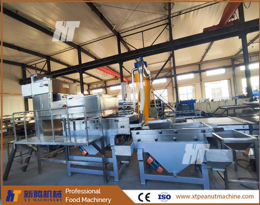 İyi bir fiyat. Üç Ekranlı Endüstriyel Fıstık Kesme Makinesi SUS304 Fıstık Kırma Makinesi çevrimiçi