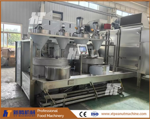 İyi bir fiyat. PLC Kontrollü Kaplı Fıstık Fasulyesi Yapma Makinesi WNCG-90 Model Kaplı Fıstık Kaplama Makinesi çevrimiçi