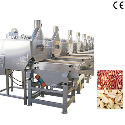 İyi bir fiyat. Stainless Steel 304 Peanut Slitting and Blanching Machine for Blanched Peanut Output in Food Application çevrimiçi