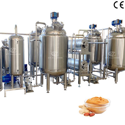 İyi bir fiyat. Peanut Butter Blending Tank High Quality Heating and Insulation Mixing Tank Industrial Emulsifying Mixing tank çevrimiçi