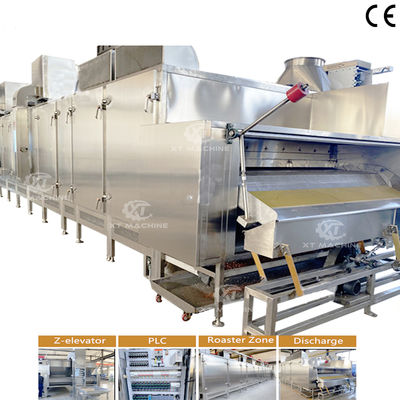 İyi bir fiyat. Electric Heating Nut Roaster Machine with Air Cooling for Nuts Processing Plants çevrimiçi