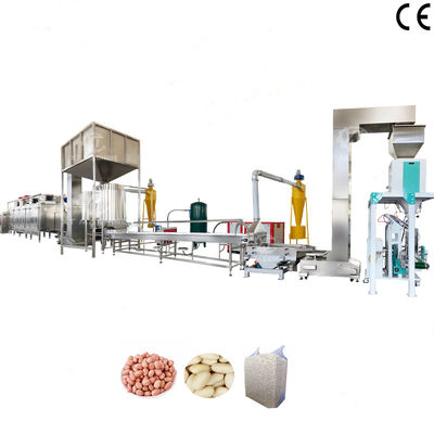 İyi bir fiyat. Gıda sınıfı Fıstık/Hazelnut/Pistachio Kızartma ve Blanching Üretim hattı 500-1000kg/saat Kapasitesi ile çevrimiçi