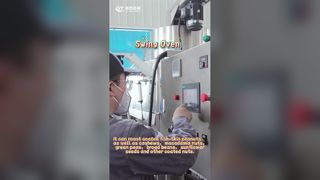 Tam otomatik salınımlı kaplama fıstık fırını: balık derili fıstıklar çıtır çıtırdır ve dişlere yapışmaz