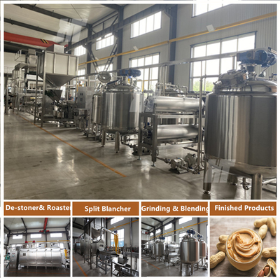 İyi bir fiyat. 2000kg / H Otomatik Fıstık Ezmesi Yapma Makinesi çevrimiçi