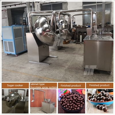 İyi bir fiyat. Lehçe Gıda Sınıfı 304 Çikolata Kaplama Makinesi 70kg Şeker Kaydırma Makinesi çevrimiçi