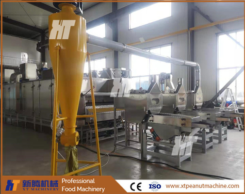 Hava Siklon Yerfıstığı İşleme Makinesi SUS304 Kavrulmuş Yerfıstığı Soyma Makinesi