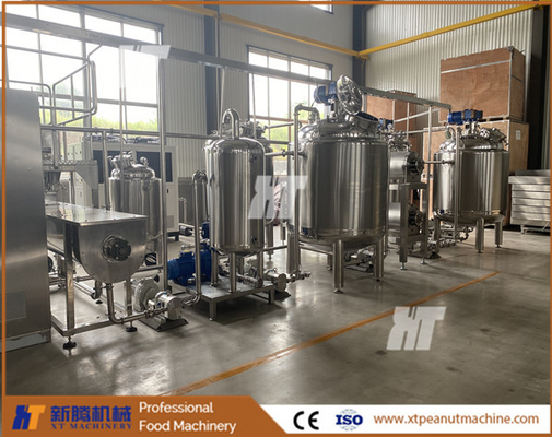 İyi bir fiyat. Otomatik Fıstık Ezmesi Üretim Hattı 2000kg / H Yerfıstığı Değirmeni Makinesi çevrimiçi