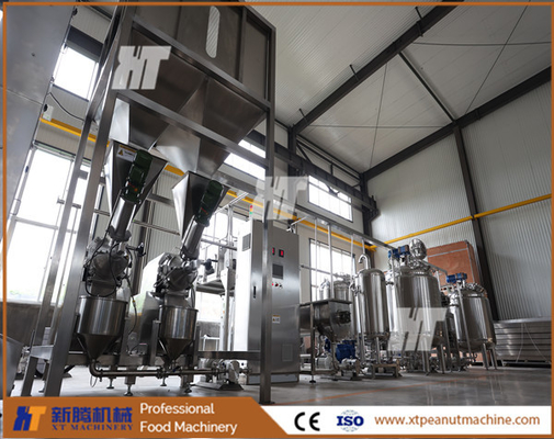 İyi bir fiyat. Gıda Sınıfı 304 Fıstık Ezmesi Üretim Hattı 400kg Fıstık Ezmesi Taşlama Makinesi çevrimiçi