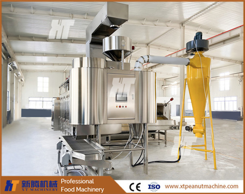İyi bir fiyat. Özel 500 Kg Kızarmış Fıstık Blanching Makine 10-15 Dakika Soğutma Zamanı ile çevrimiçi