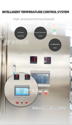 PLC Kontrol Sürekli Fındık Pişirme Fırını Fındık Kızartma Makinesi Fındık Fırını