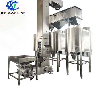 1000-1200kg/h Hava Fıstık Soymak Makinesi Kuru Fıstık Soymak Makinesi