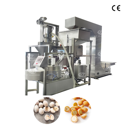 Tam otomatik fıstık kaplama makinesi tek istasyon 900-1000kg/saat