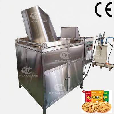 İyi bir fiyat. S304 Gıda Sınıfı Otomatik Yer Fıstığı Ayçiçeği Tohumu Kaju Fındığı Fritöz çevrimiçi