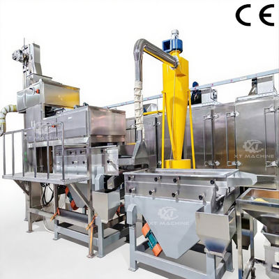 İyi bir fiyat. Profesyonel 500kg/h 7.5kw 3 Aşamalı Doğrama ile Fıstık/Kaju/Badem Doğrama Makinesi çevrimiçi