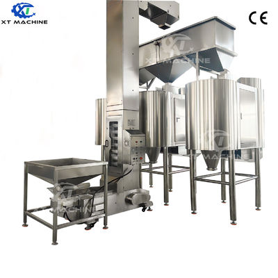 Tam Otomatik Fıstık/Pistachio/Hazelnut Hava Blanching Makinesi% 98 Verimlilik ve Endüstriyel İşleme için 1000kg/saat Kapasite
