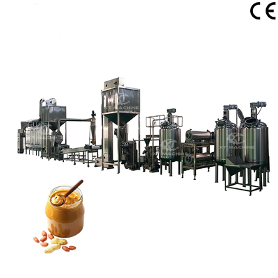 İyi bir fiyat. 1000-1200kg/h Fıstık ezmesi öğütme makinesi Fıstık reçeli üretim hattı Fıstık pastası yapma makinesi çevrimiçi