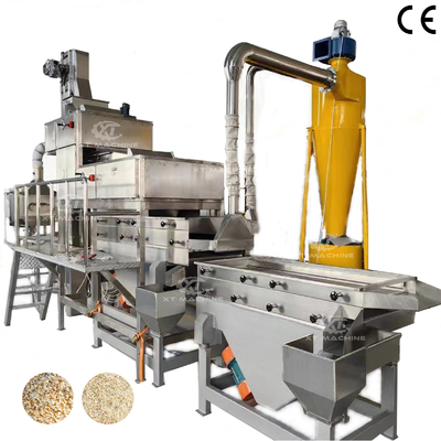 İyi bir fiyat. Paslanmaz Çelik Badem Fıstık Doğrama Makinesi Bal Fıstığı Üretimi İçin 1.8-2.5mm Doğranmış Fıstık Boyutu çevrimiçi