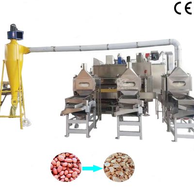 İyi bir fiyat. 800-1000kg Kırık Fındık Haşlama Makinesi Kavrulmuş Yer Fıstığı Soyma Makinesi çevrimiçi