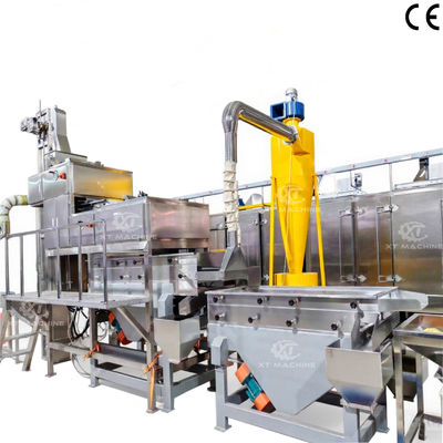 600-800kg/sa Tam Otomatik Çekirdek Ayırma Makinesi Gıda Endüstrisi için Yer Fıstığı Hava Blanşörü