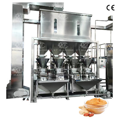 Endüstriyel Fıstık Ezmesi Tahini öğütme makinesi Gıda İşleme Tesisleri için Kakao öğütme makinesi