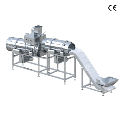 Çifte davullu fıstık atıştırmalıkları için lezzet makinesi 500-1000 kg/saat