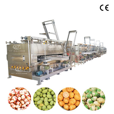 İyi bir fiyat. 304 Paslanmaz çelik kaplı fındıklar 50-100kg/saat kapasiteli dalgalanma kızartma makinesi Endüstriyel fındık işleme için düz fırın çevrimiçi