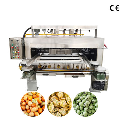 İyi bir fiyat. PLC Kontrol Japon fasulyeleri Swing Oven kaplı Fıstık Swing kızartma makinesini 50-100kg/h Kapasite ile çevrimiçi