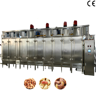 İyi bir fiyat. Endüstriyel kullanım için 500 kg/saat PLC kontrollü fındık kızartma makinesi çevrimiçi