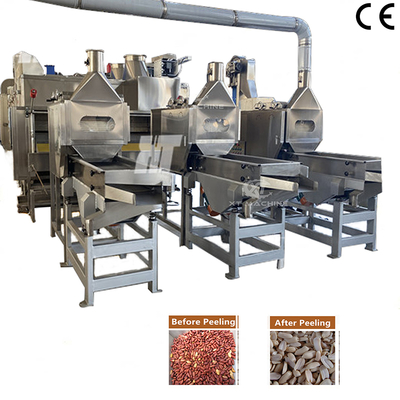 İyi bir fiyat. 600-800kg/h Peanut Blanching Machine with 98-99% Peeling Rate çevrimiçi