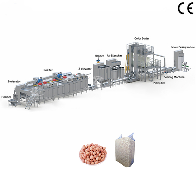 İyi bir fiyat. Paslanmaz çelik fıstık beyazlatma makinesi 500-1000kg/h 220V/380V çevrimiçi