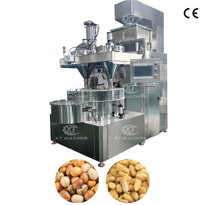 İyi bir fiyat. 200-300kg/saat Kaplamalı Yer Fıstığı Burger Yapma Makineleri, PLC Kontrol Sistemli Kuruyemiş Atıştırmalıkları Yapma Makinesi çevrimiçi