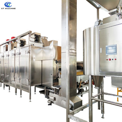 1000-1200 kg/h Fabrika kullanımı için uygun beyazlanmış fıstık üretim hattı