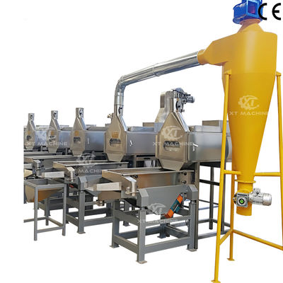 İyi bir fiyat. 500-1000kg/h Peanut Cutting and Blanching Machine Split Nut Blanching Machine With CE Certification çevrimiçi