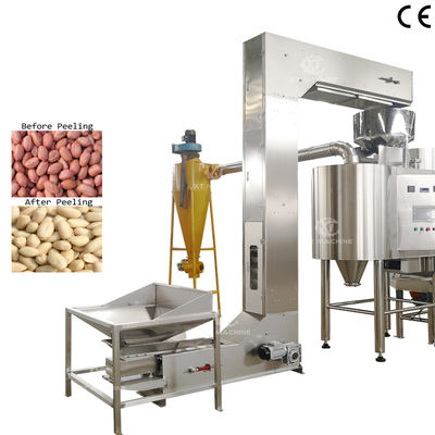 İyi bir fiyat. Gıda sınıfı yer fıstığı beyazlatma makinesi 500 kg/saat kapasiteli yüksek beyazlatma hızı olan fıstık soyma makinesi çevrimiçi