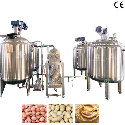 İyi bir fiyat. SS304 Gıda sınıfı fıstık ezmesi karıştırma tankı 200L-1000L Gıda endüstriyel kullanımı için soğutma/gaz çözme tankı çevrimiçi