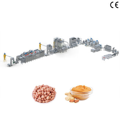 İyi bir fiyat. Yüksek Kapasiteli Fıstık Damarı Yapma Makinesi 1000kg/h-2000kg/h Fındık Tereyağı İşleme Tesisi ile Badem Tereyağı Üretim Hatı çevrimiçi