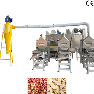 İyi bir fiyat. Yüksek kaliteli 500-1000kg/h SUS304 Fıstık işleme ekipmanları için fıstık kesme ve blanş makinesi çevrimiçi