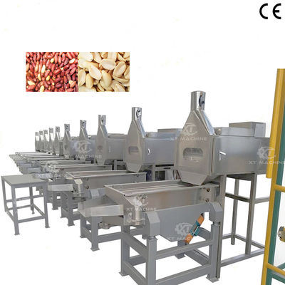 İyi bir fiyat. Fabrika Doğrudan Satış Tam Otomatik Fıstık Kesme ve Blançlama Makinesi Hava Peeling Makinesi çevrimiçi