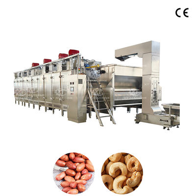 Máquina Tostadora de Cacahuete y Anacardos, 300kg/h-2000kg/h, Tostadora para Semillas de Girasol y Sésamo