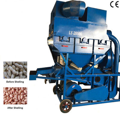 İyi bir fiyat. Yüksek Verimlilik Yüksek Kabuk Hızı 2000kg/h Karbon Çelik Yer fıstığı kabuklama makinesi Endüstriyel kullanım için yer fıstığı kabuklama ekipmanları çevrimiçi