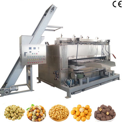 100kg/h 304 Paslanmaz Çelik Fındıklar için 220V/380V Fındık Fırını ile Swing Kızartma Makinesi