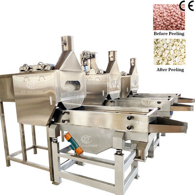 İyi bir fiyat. Stainless Steel 304 Peanut Slitting and Blanching Machine for Blanched Peanut Output in Food Application çevrimiçi