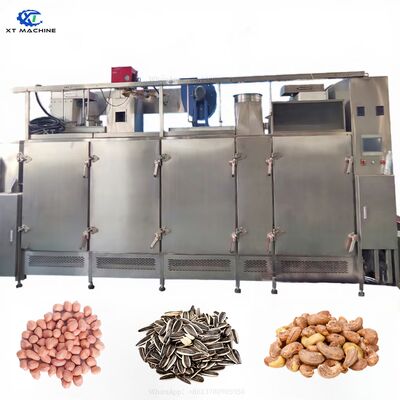 İyi bir fiyat. Profesyonel Sürekli Fındık/Fıstık/ Tohum/Kashew/Badem Kavurma Makinesi 304 Paslanmaz Çelik ile 3000kg/saat çevrimiçi