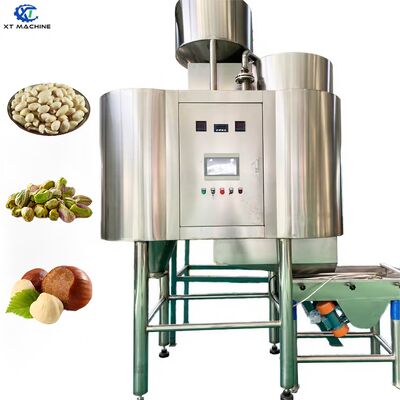 İyi bir fiyat. 500-1000kg/saat Kapasiteli Fıstık Hava Soyma Makinesi, 304 Paslanmaz Çelik fındık/fıstık ağartıcılı çevrimiçi