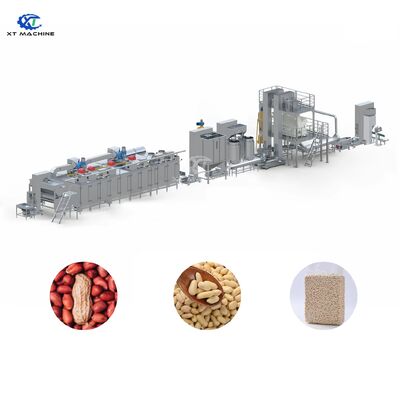 Yüksek Verimlilikli Fıstık Blanching Line Fıstık Derisi Çıkarma Ekipmanı Anahtar Projesi