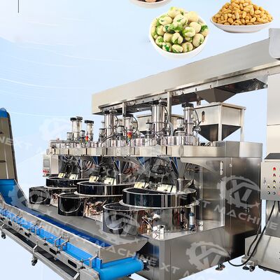 İyi bir fiyat. Çok lezzetli fıstıklar için yüksek çıkışlı otomatik fıstık kaplama makinesi - tuzlu / deniz yosunu tadı / krampalı çevrimiçi