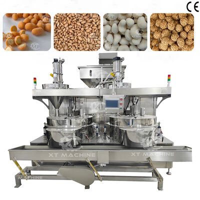 İyi bir fiyat. 600-800kg/h PLC Kontrol Fıstık Kaşev Fındıkları Tekdüze Kaplama Makinesi Fındık Atıştırmalıkları Gıda çevrimiçi